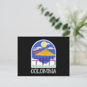 Colombia Vintage Travel Briefkaart (Staand voorkant)