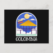 Colombia Vintage Travel Briefkaart (Voorkant)