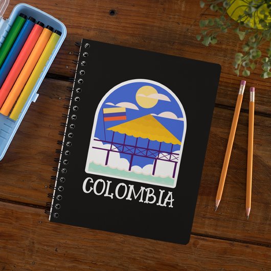 Colombia Vintage Travel Notitieboek