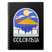 Colombia Vintage Travel Notitieboek (Voorkant)