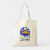 Colombia Vintage Travel Tote Bag (Achterkant)