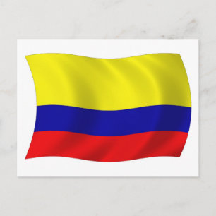 Colombia Vlag Ansichtkaart Briefkaart