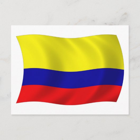 Colombia Vlag Ansichtkaart Briefkaart (Voorkant)