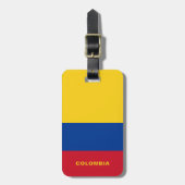 Colombia Vlag Bagagelabel (Voorkant verticaal)