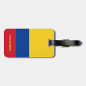 Colombia Vlag Bagagelabel (Achterkant horizontaal)