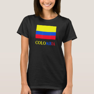 Colombia Vlag Bandera Colombiana Land Colombiaans T-shirt