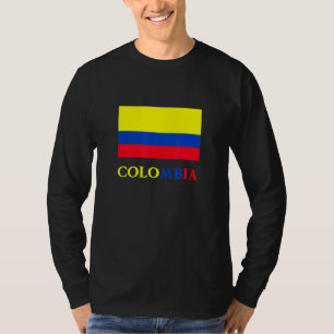 Colombia Vlag Bandera Colombiana Land Colombiaans T-shirt