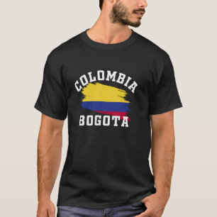 Colombia Vlag Bogota Geschenken Colombiaanse vakan T-shirt