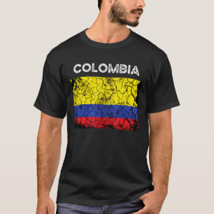 Colombia Vlag Colombiaanse Mannen Vrouwen T-shirt