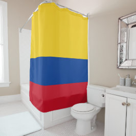 Colombia vlag douchegordijn