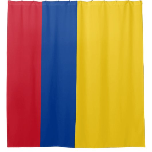 Colombia vlag douchegordijn (Voorkant)
