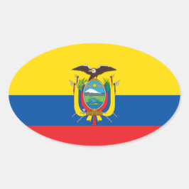 Colombia Vlag Euro-stijl Sticker