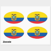 Colombia Vlag Euro-stijl Sticker (Vel)