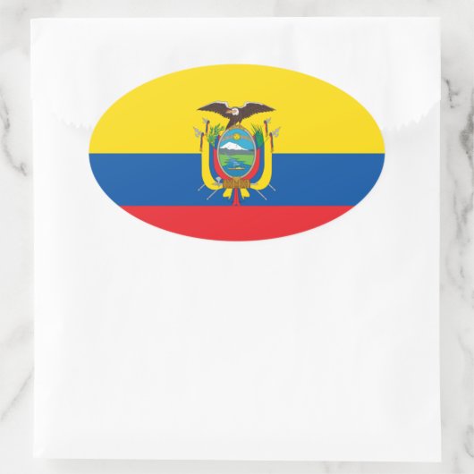 Colombia Vlag Euro-stijl Sticker (Tas)