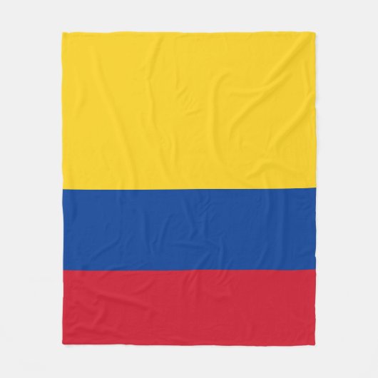 Colombia vlag fleece deken (Voorkant)