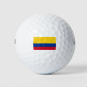 Colombia Vlag Golfballen (Voorkant)