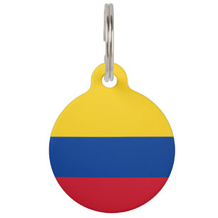 Colombia vlag huisdierpenning