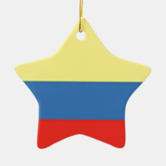 Colombia Vlag Keramisch Ornament (Voorkant)