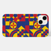 Colombia Vlag Kleurrijk Patroon Case-Mate iPhone Case (Achterkant (horizontaal))