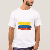 Colombia Vlag Kunst T-shirt (Voorkant)