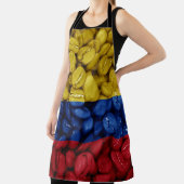 Colombia vlag met koffie schort (Insitu)