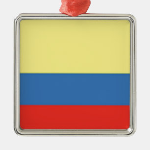 Colombia Vlag Metalen Ornament