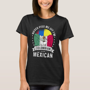 Colombia Vlag Mexico Groene Humor BurgerPride T-shirt
