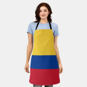 Colombia vlag schort (Gedragen)