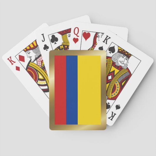 Colombia Vlag Speelkaarten (Achterkant)