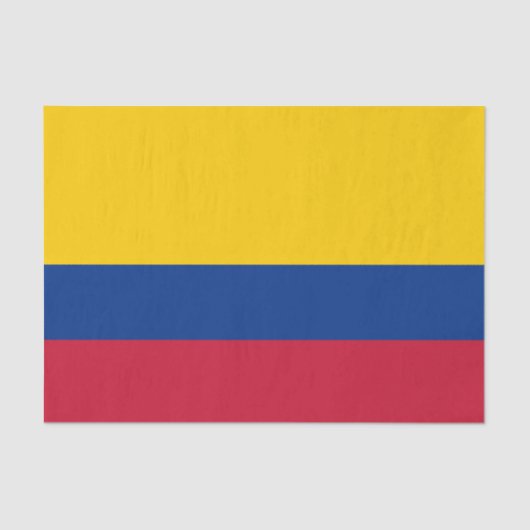 Colombia Vlag Tissuepapier (Voorkant)