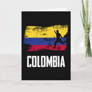 Colombia Vlag Truitje Colombiaans Voetbalteam Colo Kaart