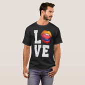 Colombia Vlag Voetbal Fan Love Colombiaans T-shirt (Voorkant volledig)