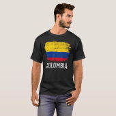  Colombia vlag voor Colombiaans T-shirt (Voorkant volledig)