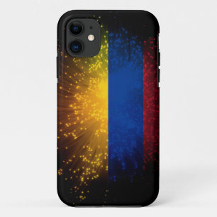 Colombia-vlaggenvuurwerk iPhone 11 Hoesje
