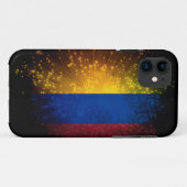 Colombia-vlaggenvuurwerk Case-Mate iPhone Case (Achterkant (horizontaal))