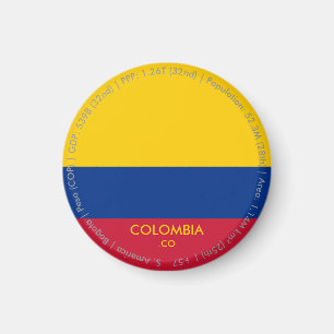 Colombia Vlagmagneet Magneet