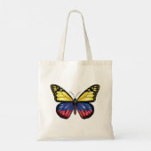 Colombia Vlinder Monarch Vlag Tote Bag (Achterkant)