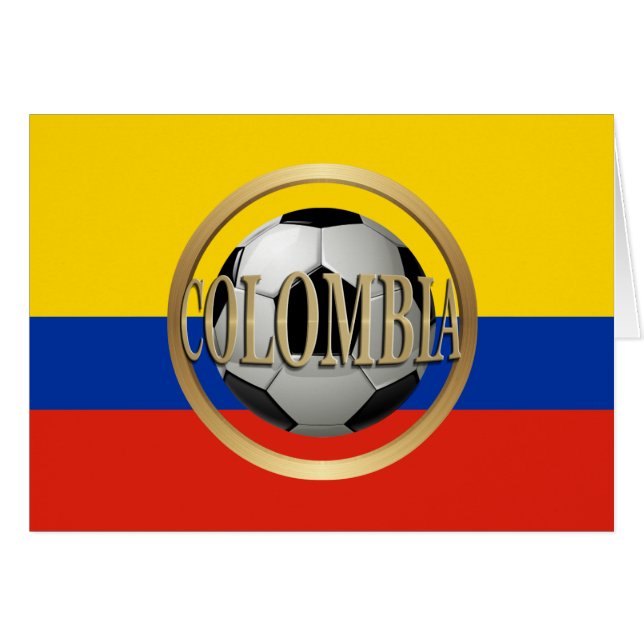 Colombia Voetbal (Voorkant Horizontaal)