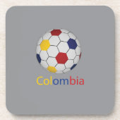 Colombia Voetbal Bier Onderzetter (Voorkant)