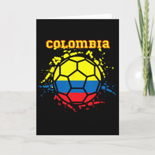 Colombia Voetbal Colombiaanse Vlag Futbol Fan Shir Kaart