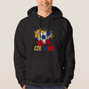 Colombia Voetbal Colombiaanse Vlag Mannen Vrouwen Hoodie