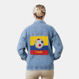 Colombia Voetbal Denim Jacket