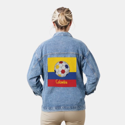Colombia Voetbal Denim Jacket (Model)