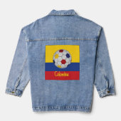 Colombia Voetbal Denim Jacket (Achterkant)