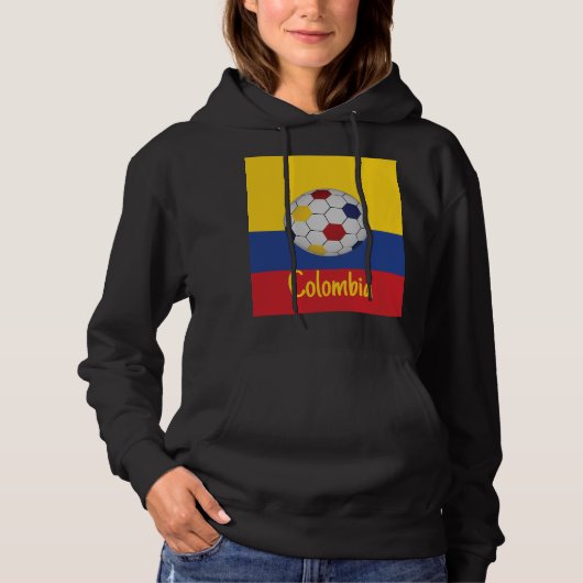Colombia Voetbal Hoodie (Voorkant)