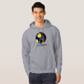 Colombia Voetbal Hoodie (Voorkant volledig)