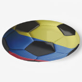 Colombia-Voetbal Papieren Bordje (Gekanteld)