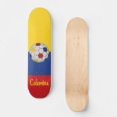 Colombia Voetbal Persoonlijk Skateboard (Voorkant)