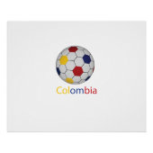 Colombia Voetbal Poster (Voorkant)