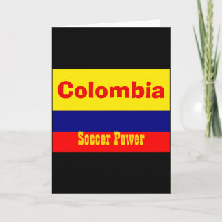 Colombia Voetbal Power T Shirt  Kaart